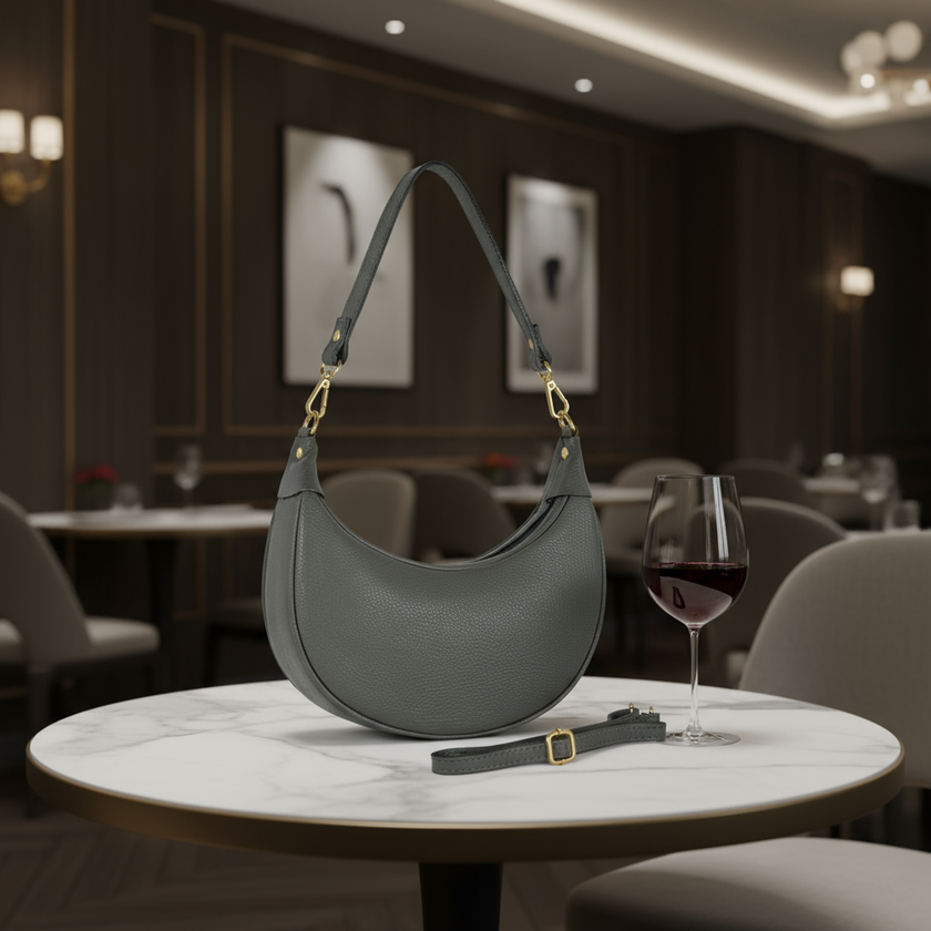 Calf Leather Shoulder Bag