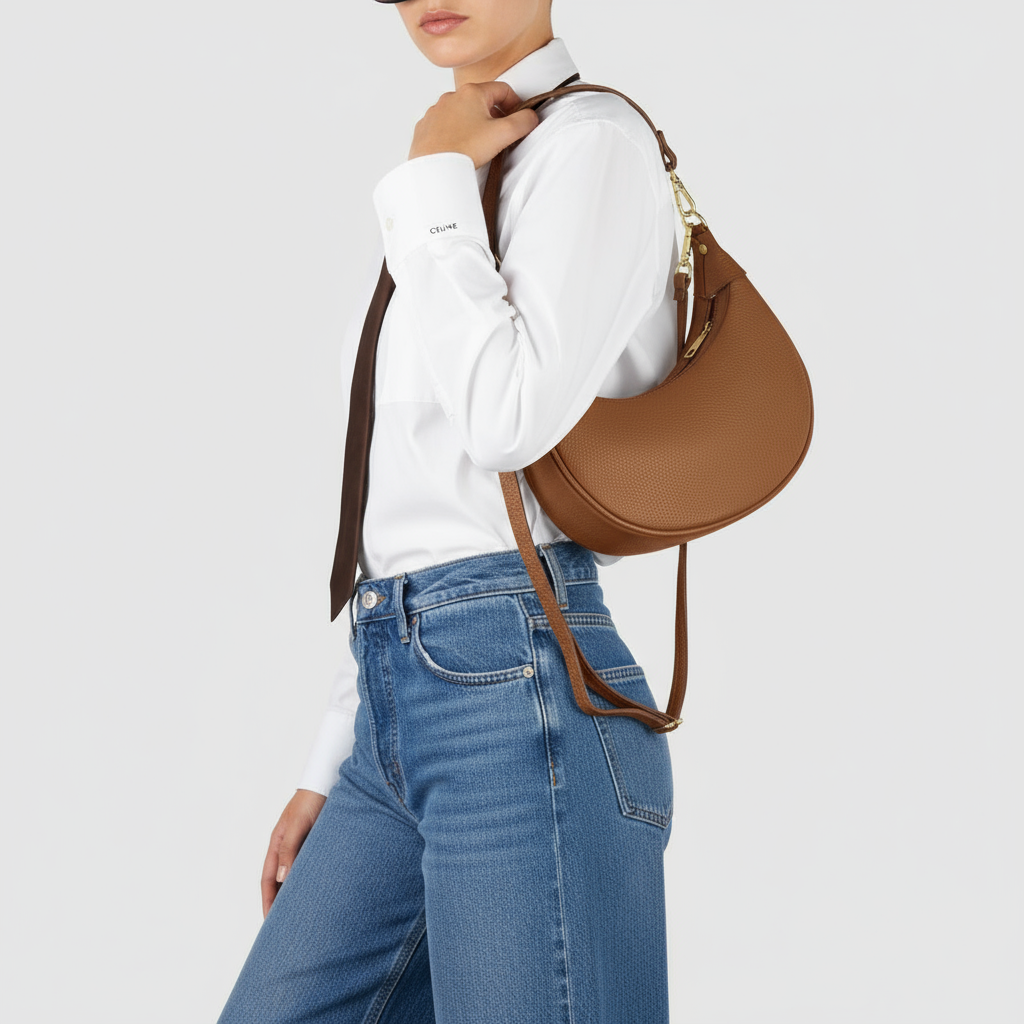 Calf Leather Shoulder Bag
