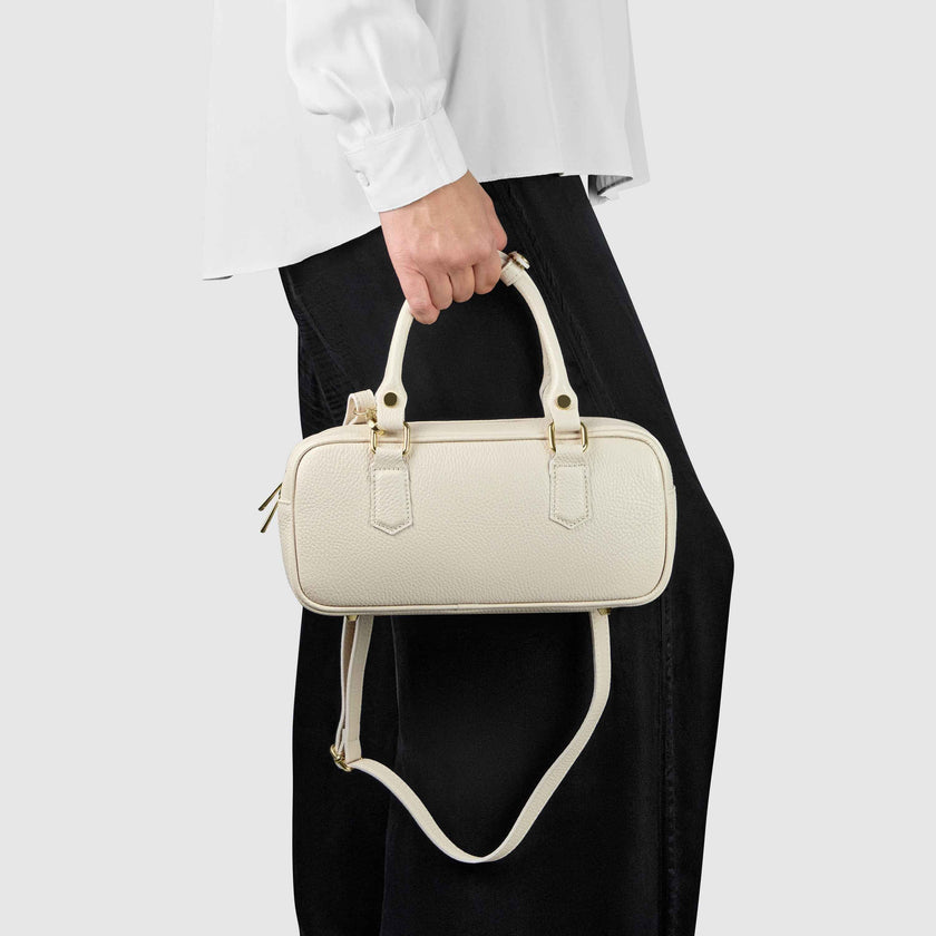 Calf Leather Top-Handle Bag