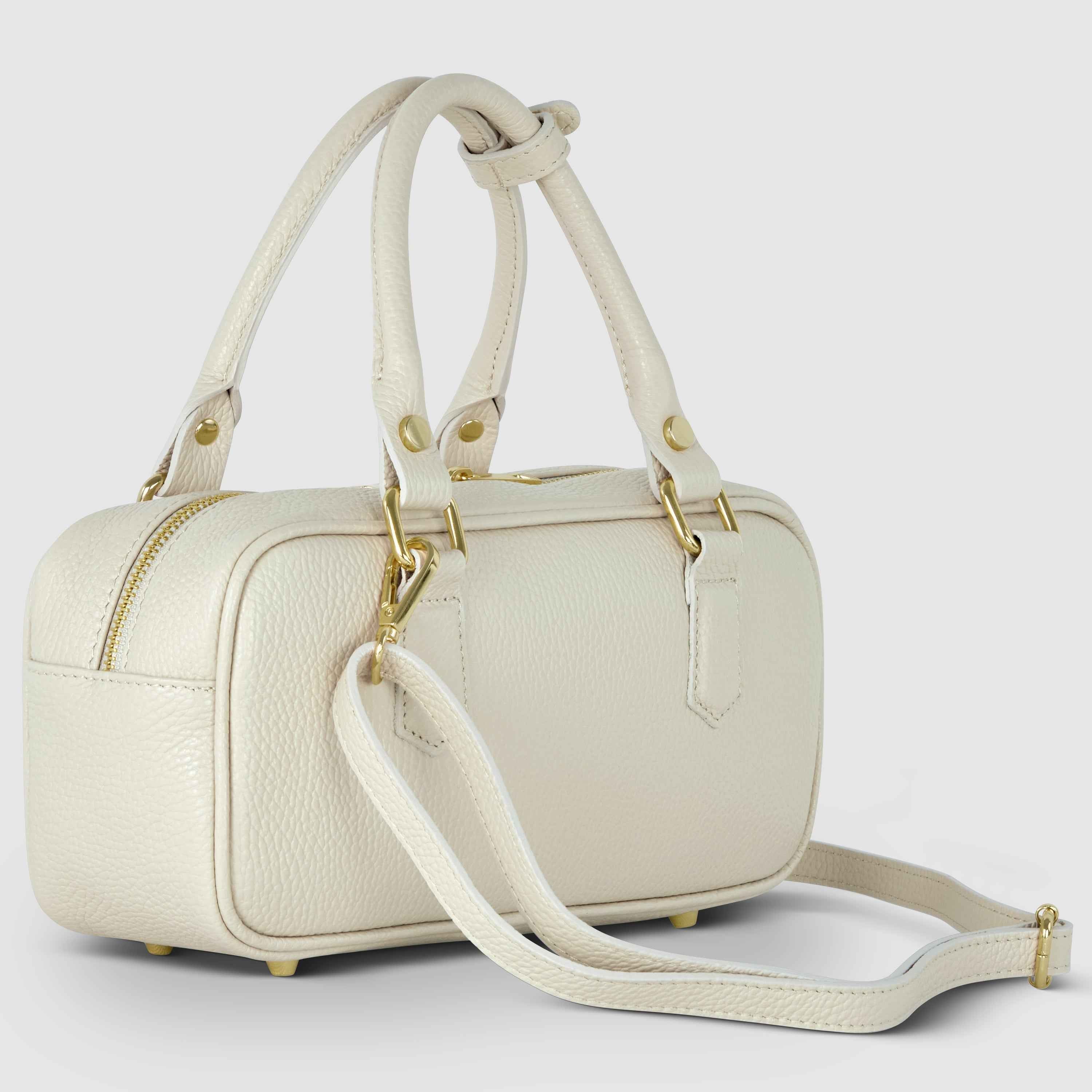 Calf Leather Top-Handle Bag