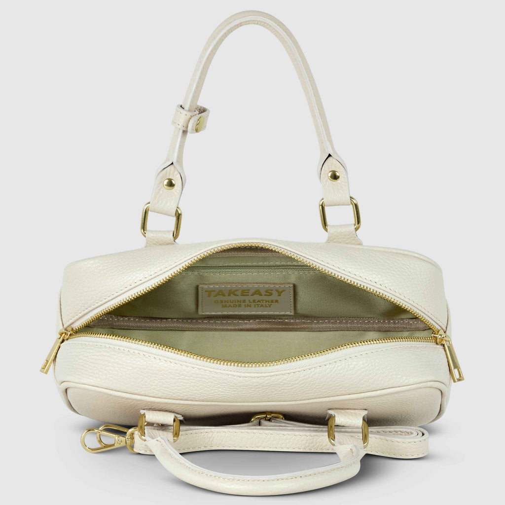 Calf Leather Top-Handle Bag