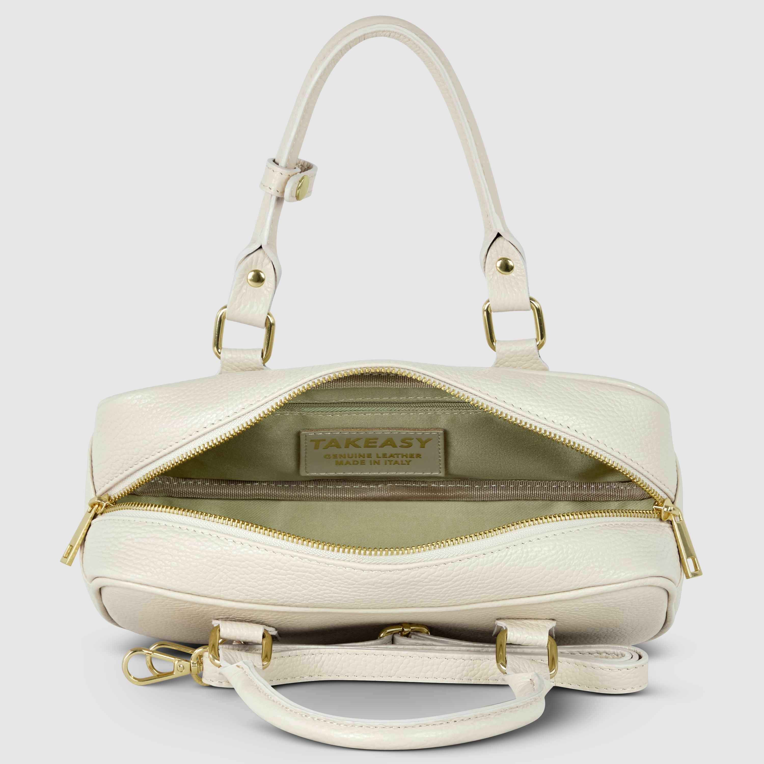 Calf Leather Top-Handle Bag