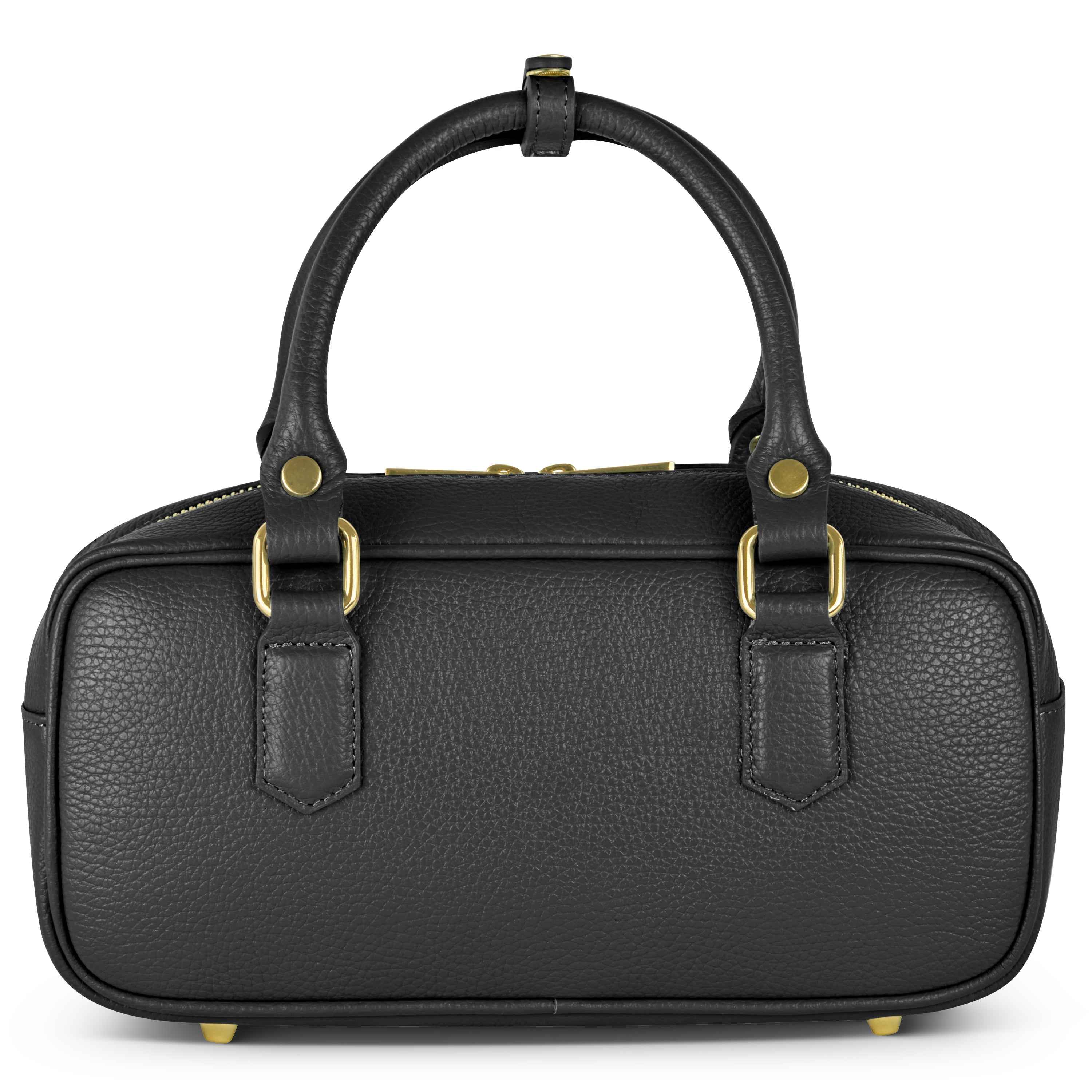 Calf Leather Top-Handle Bag