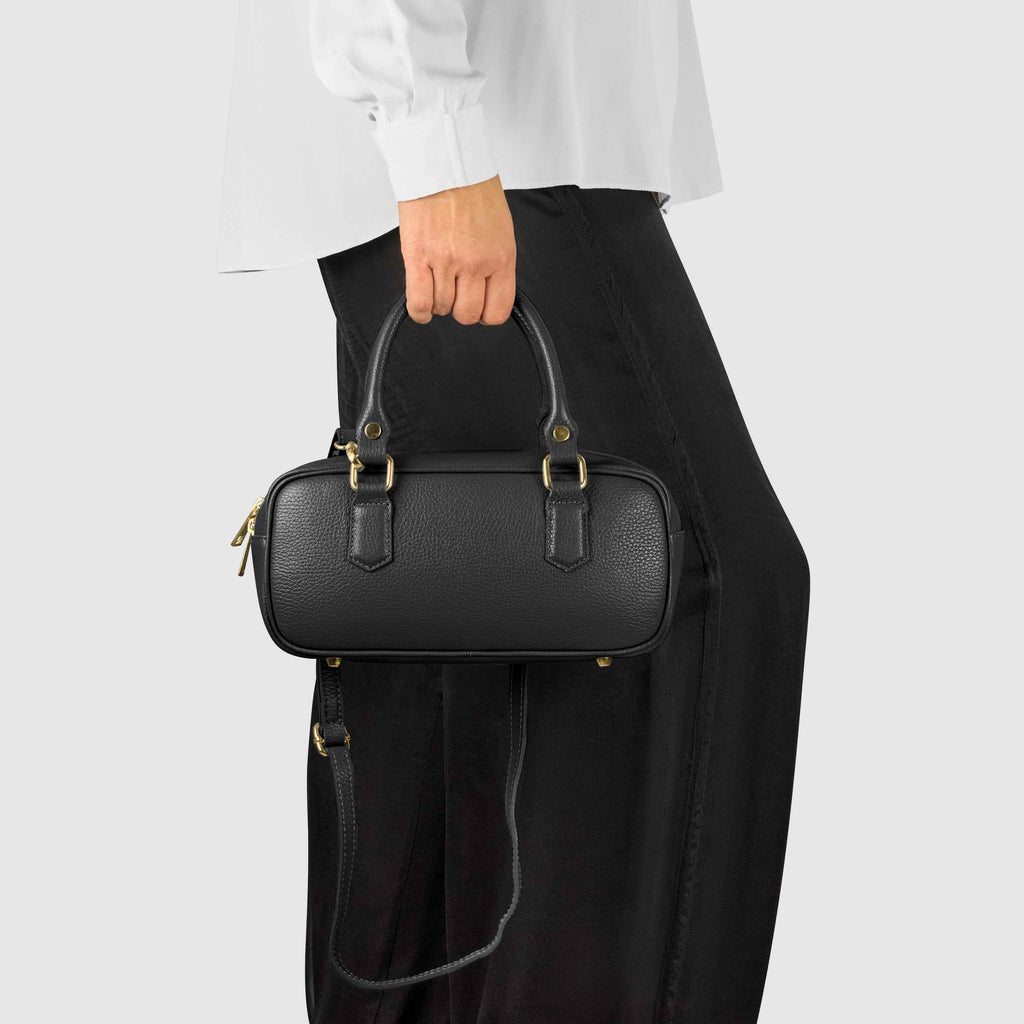 Calf Leather Top-Handle Bag