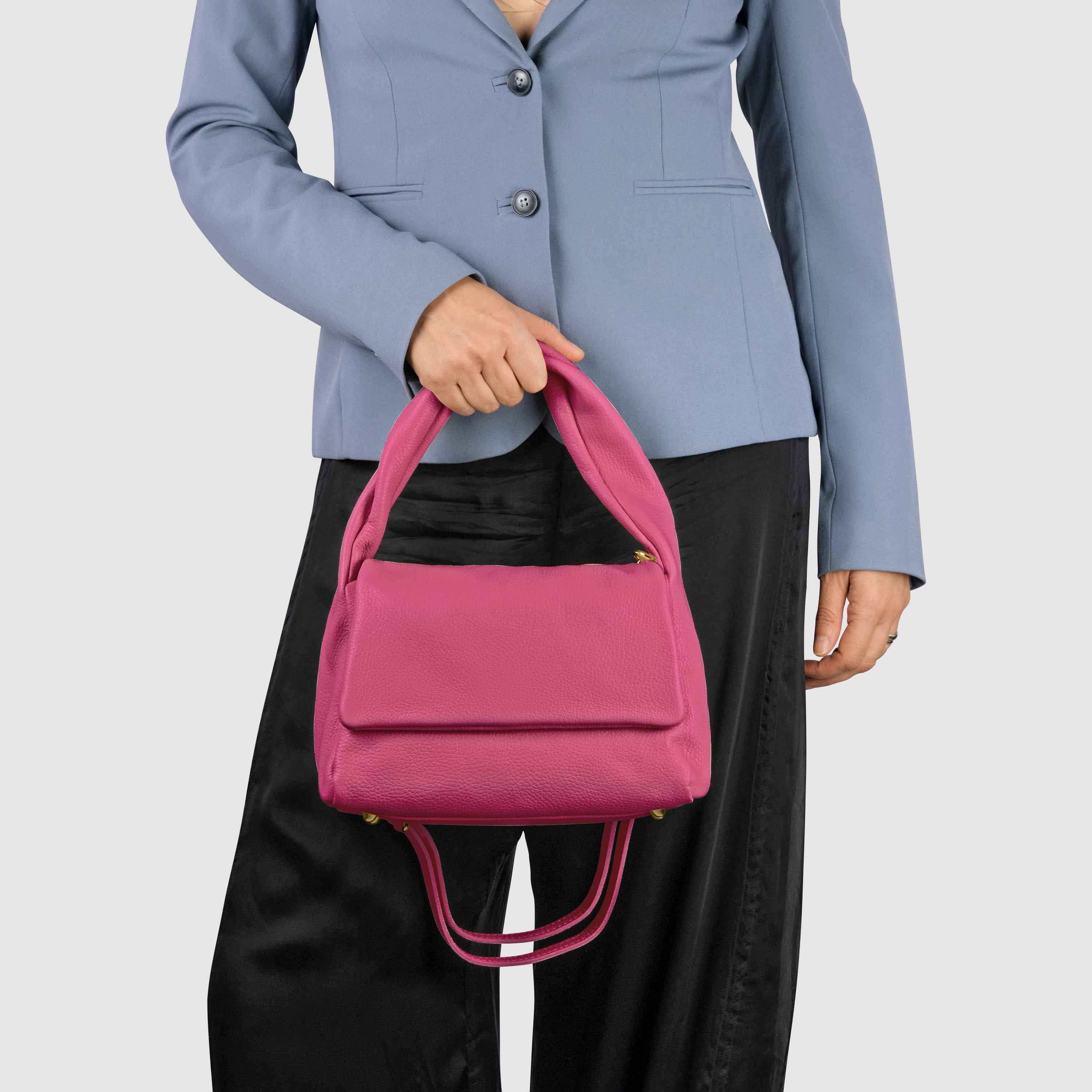 Calf Leather Top-Handle Bag 262495