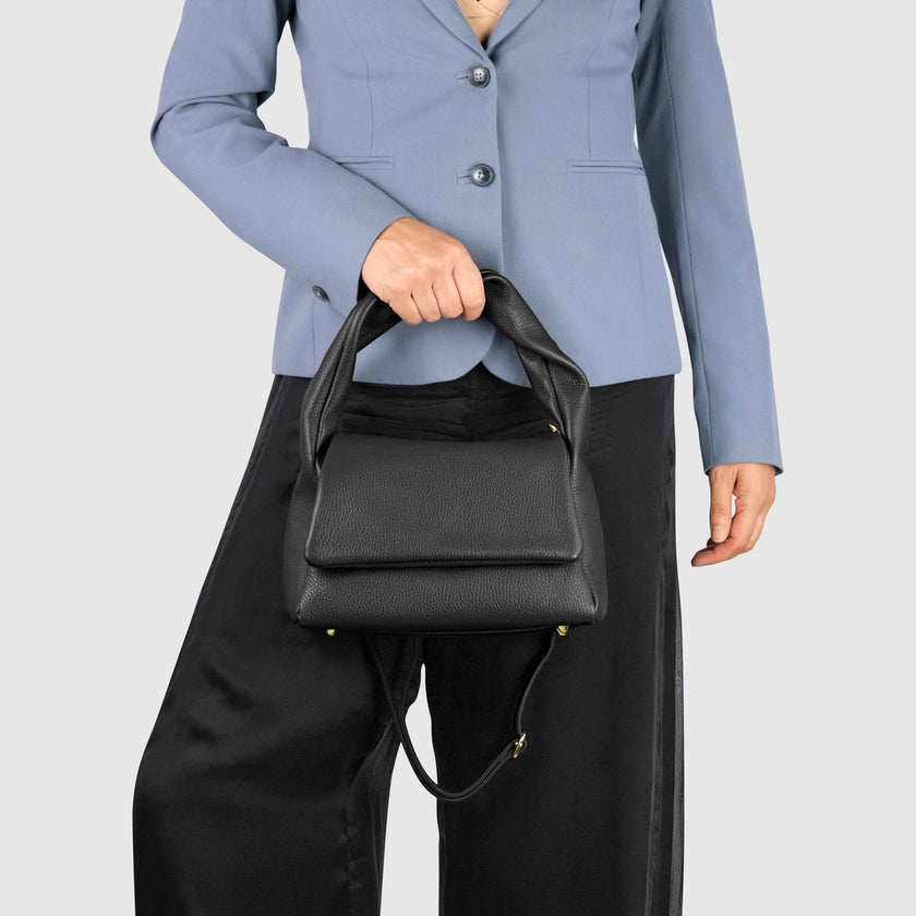 Calf Leather Top-Handle Bag 262495