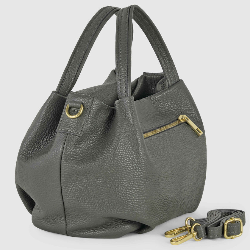 Calf Leather Top-Handle Bag 322055