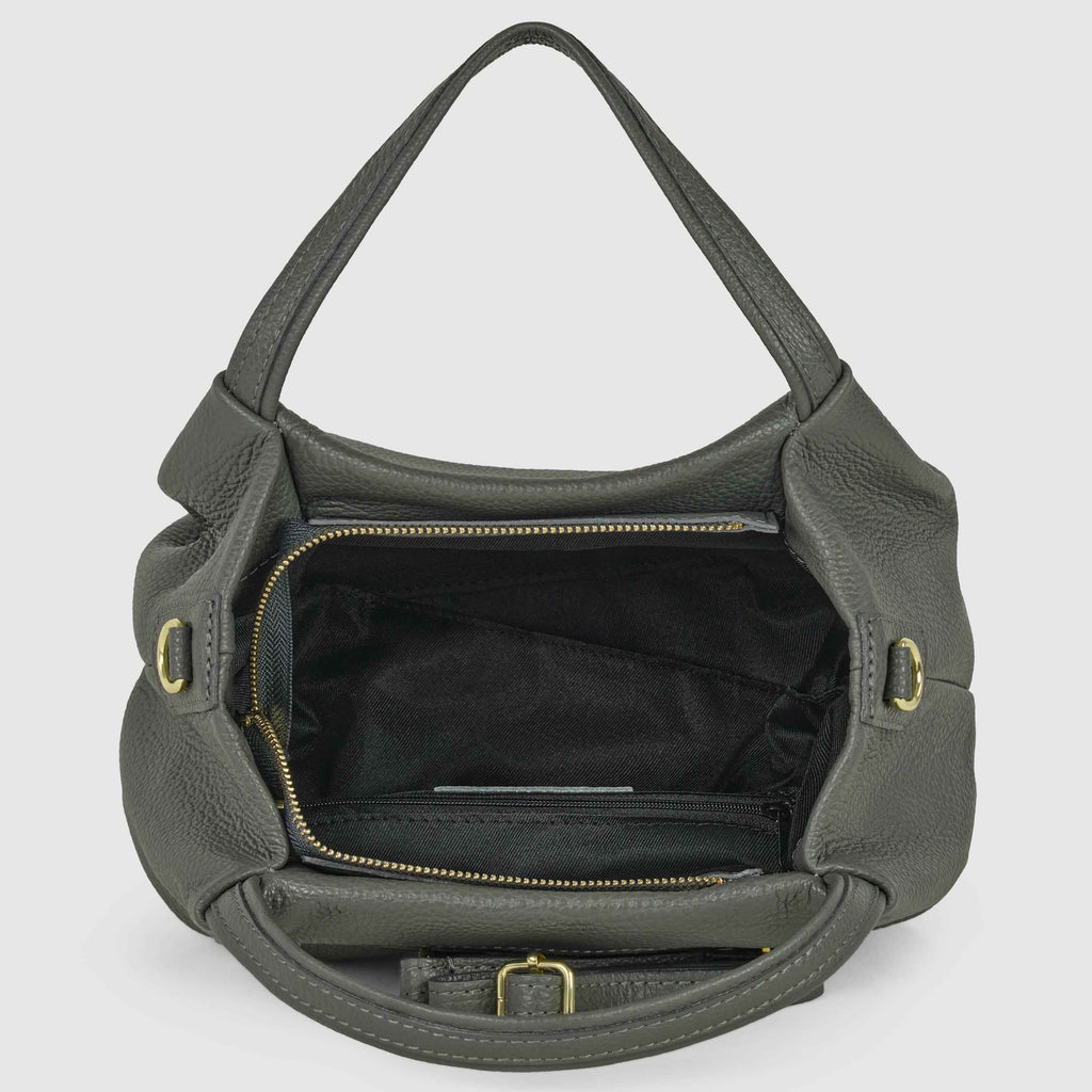 Calf Leather Top-Handle Bag 322055