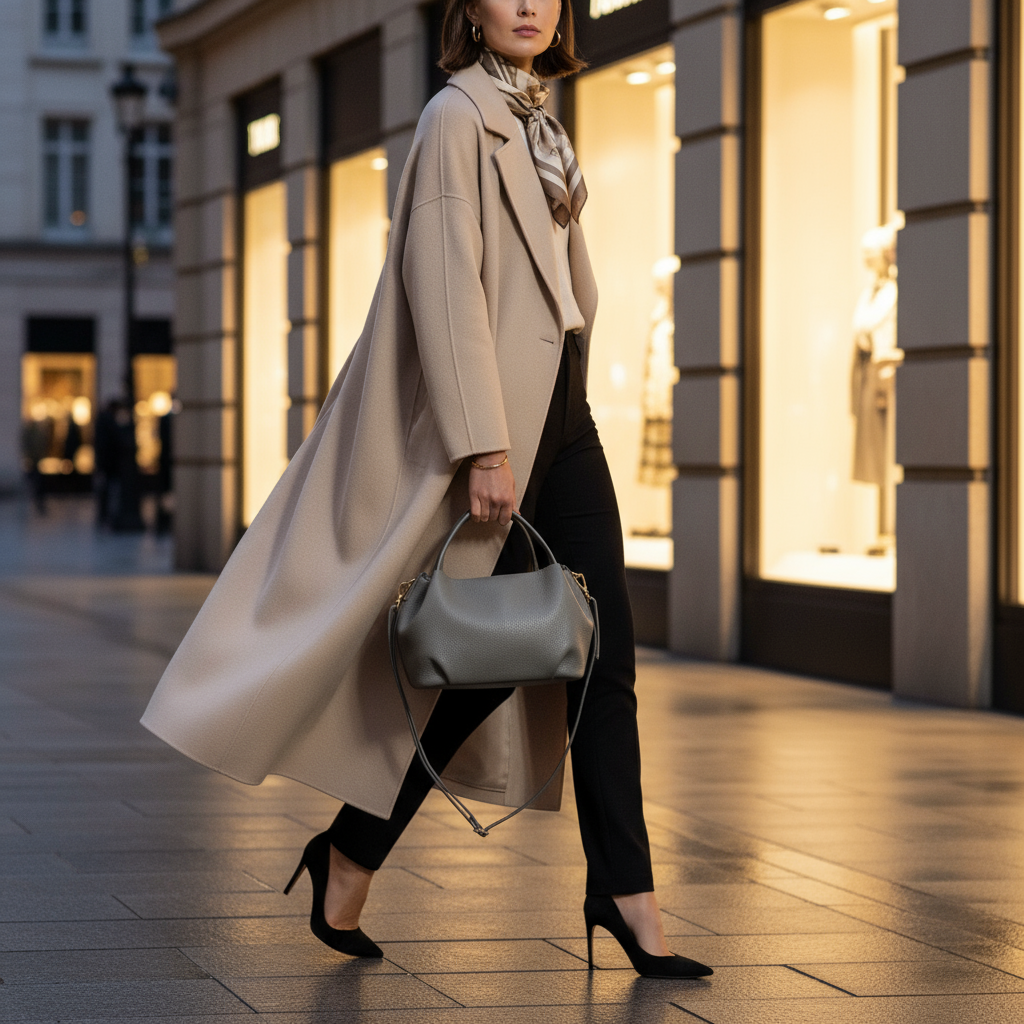 Calf Leather Top-Handle Bag