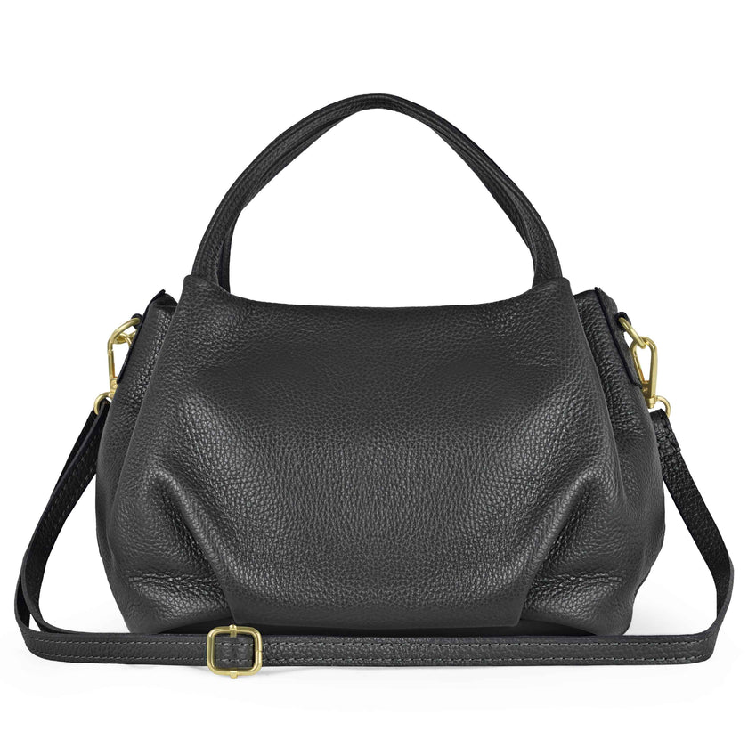 Calf Leather Top-Handle Bag 322055