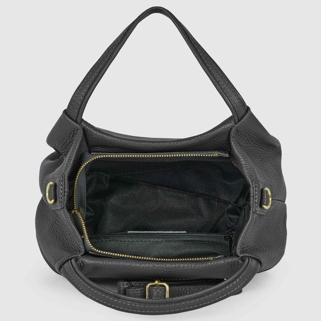 Calf Leather Top-Handle Bag 322055
