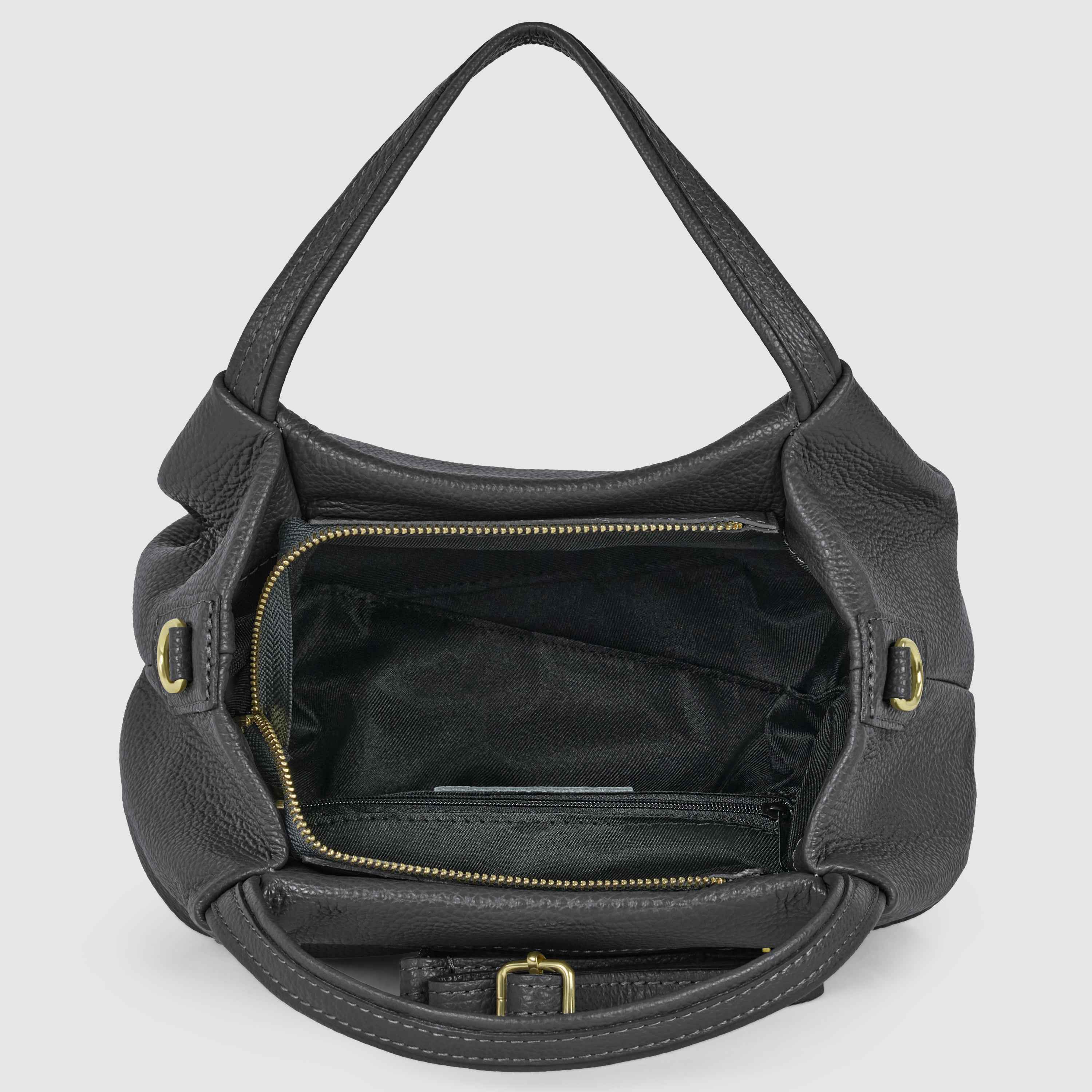 Calf Leather Top-Handle Bag 322055