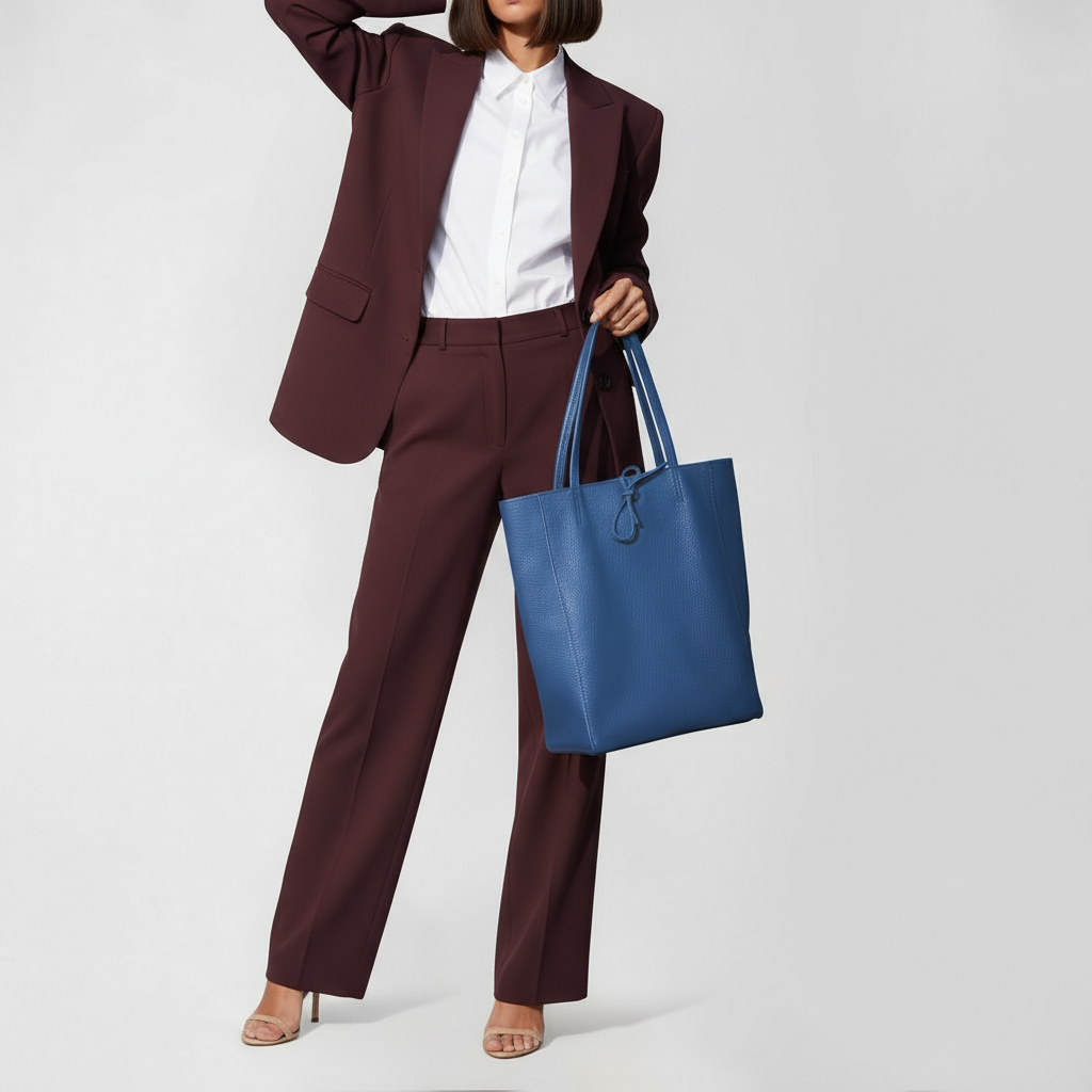 Calf Leather Tote Bag