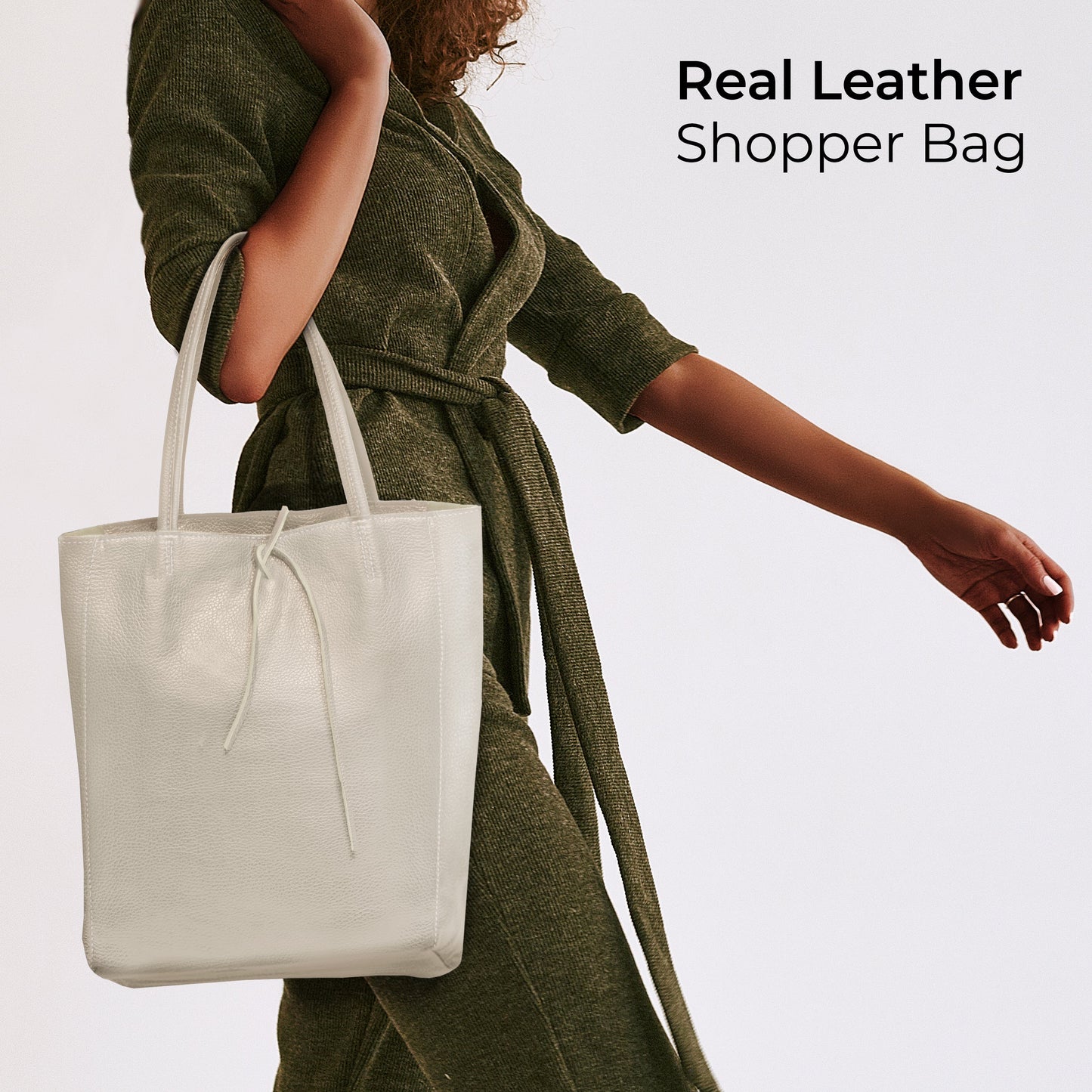 Calf Leather Tote Bag