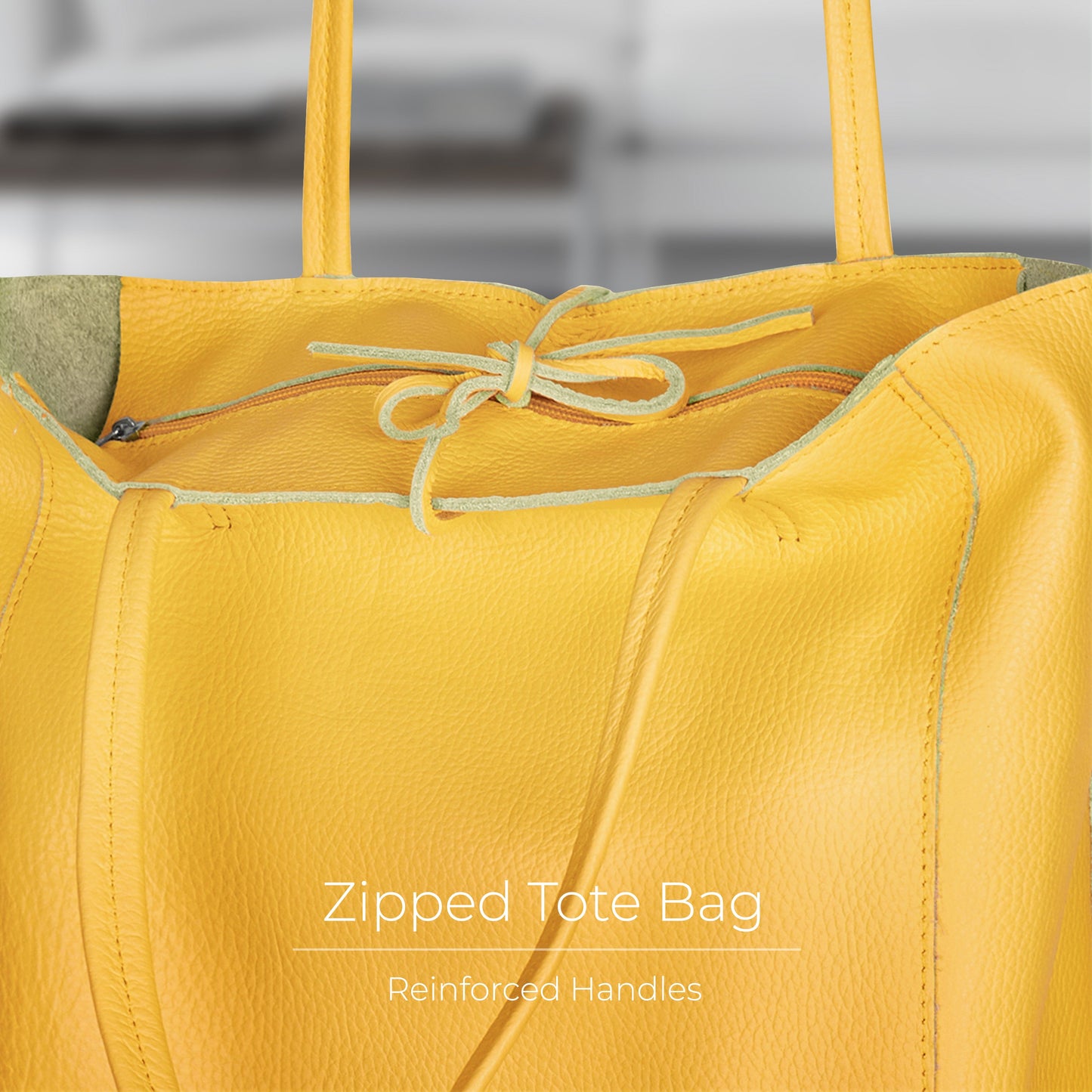 Calf Leather Tote Bag