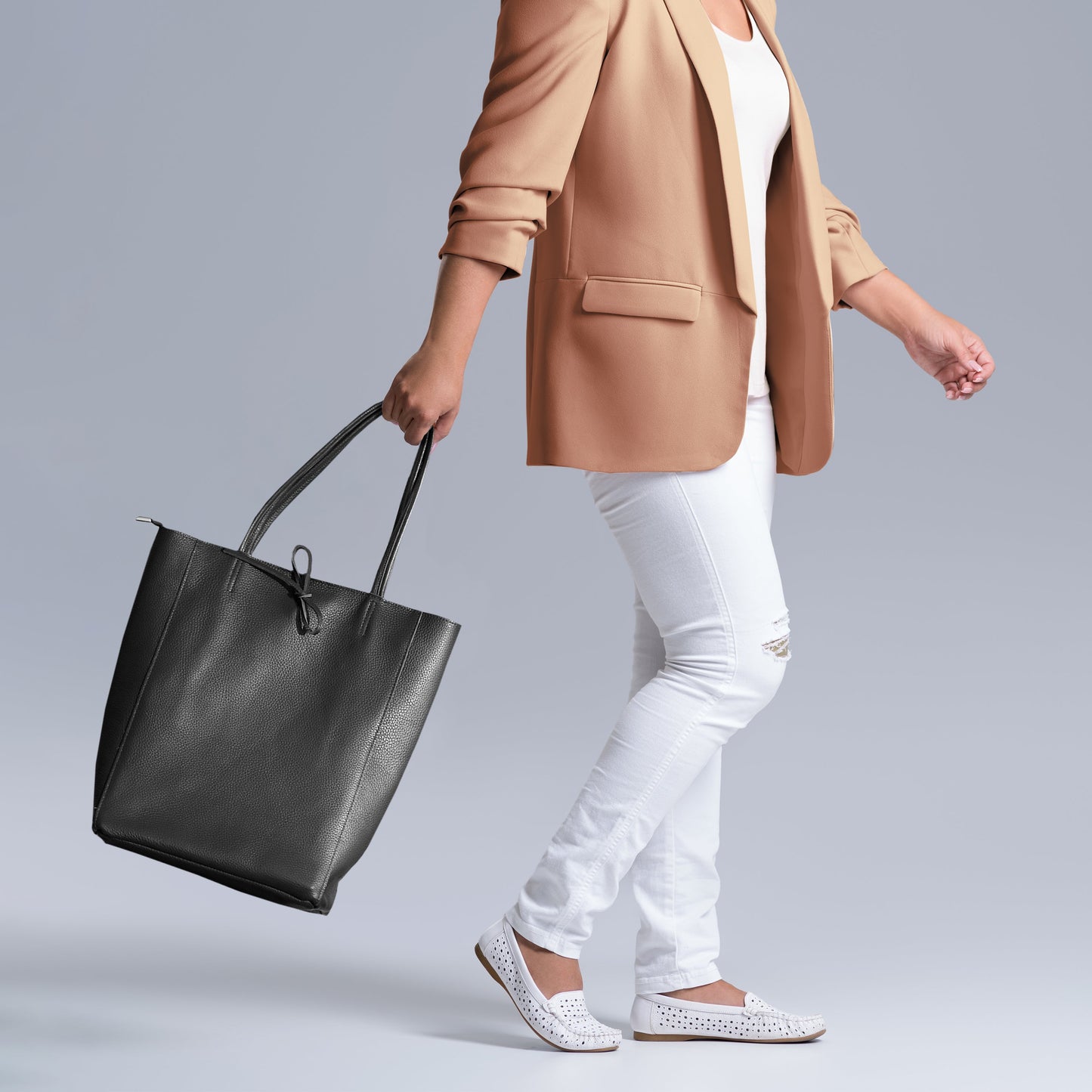 Calf Leather Tote Bag