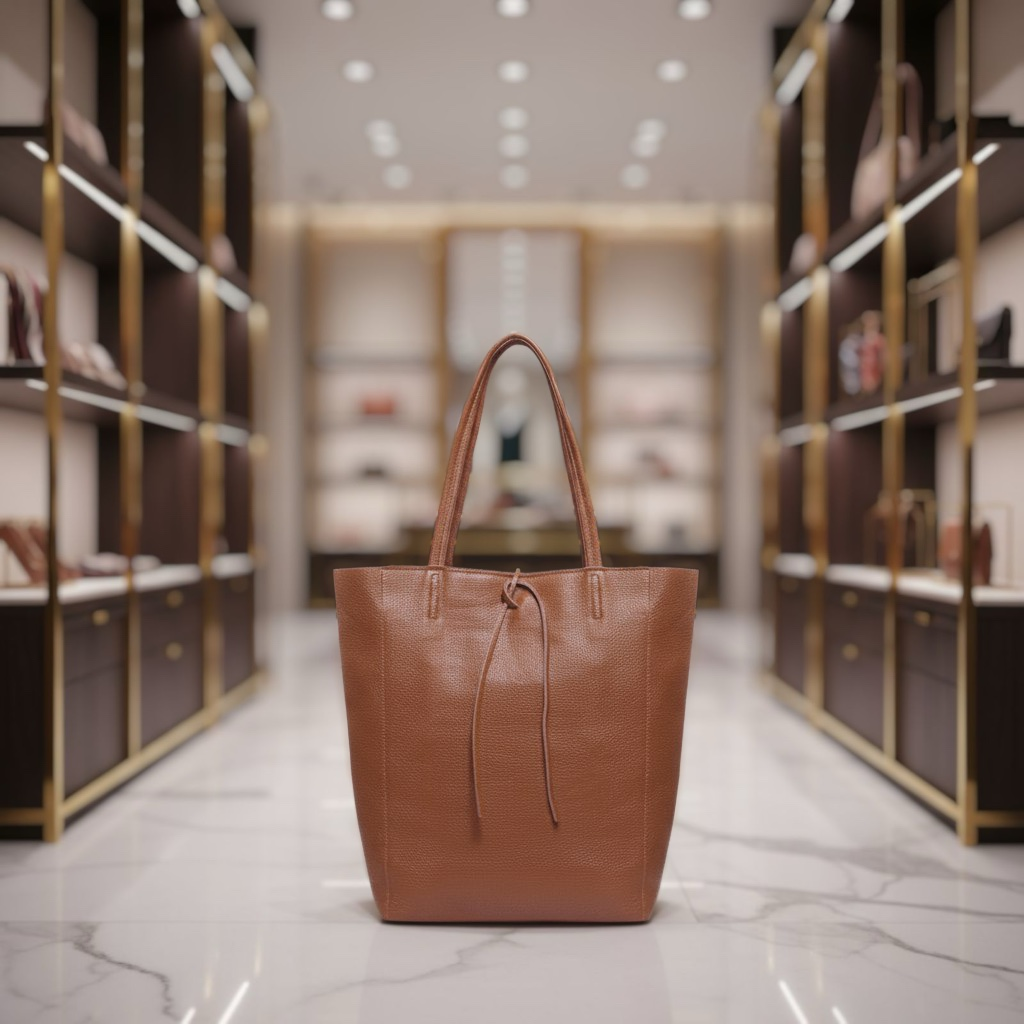 Calf Leather Tote Bag