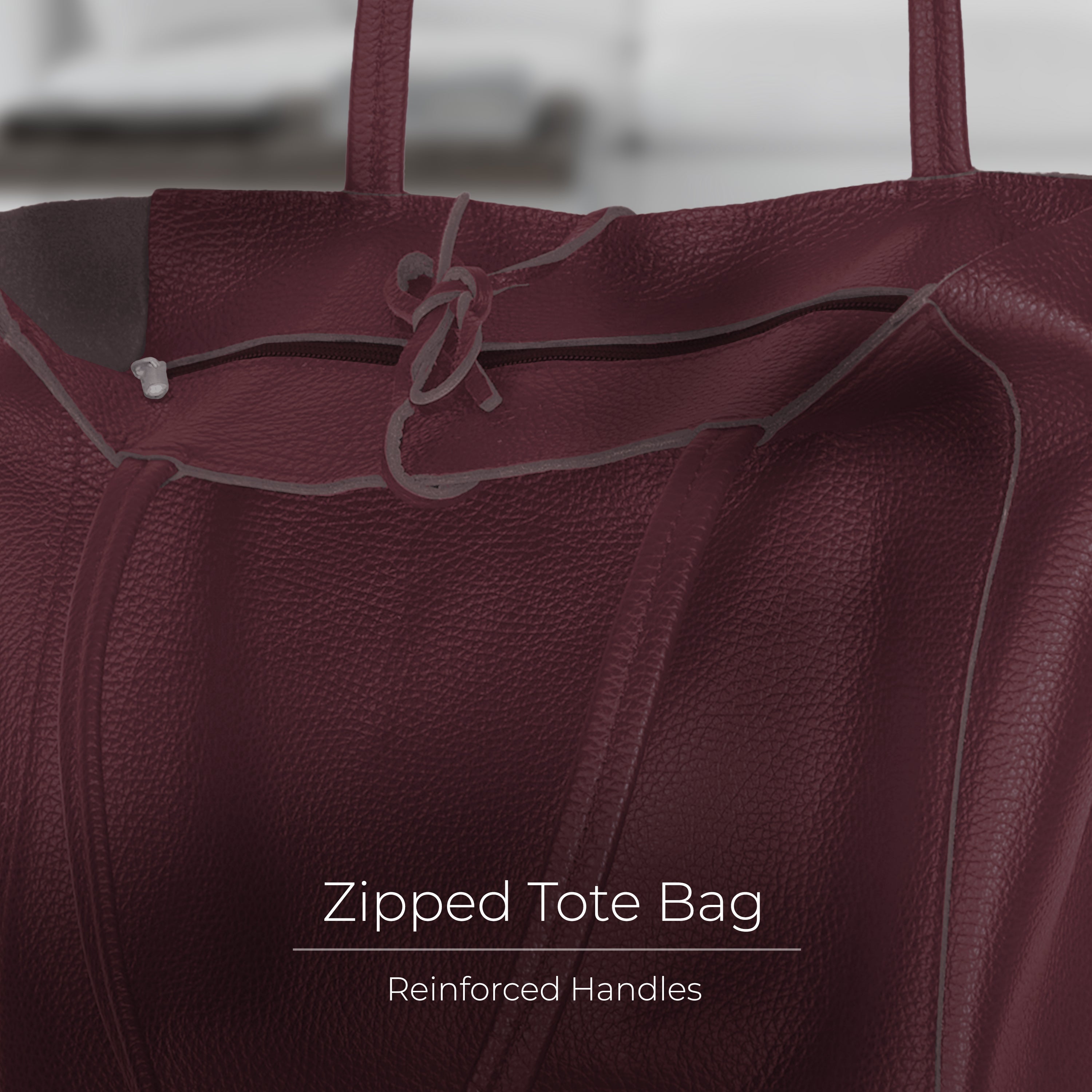 Calf Leather Tote Bag