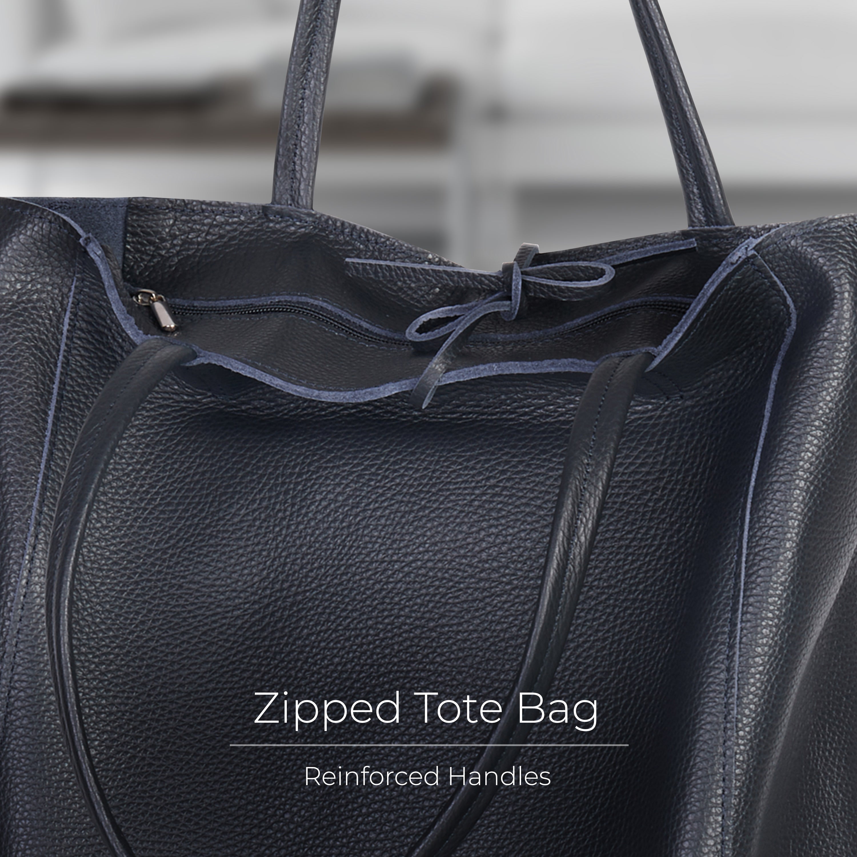 Calf Leather Tote Bag