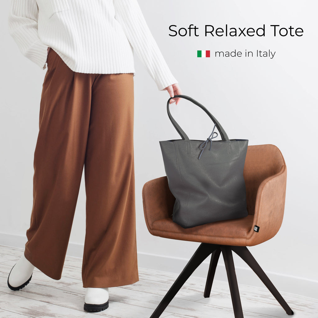 Calf Leather Tote Bag