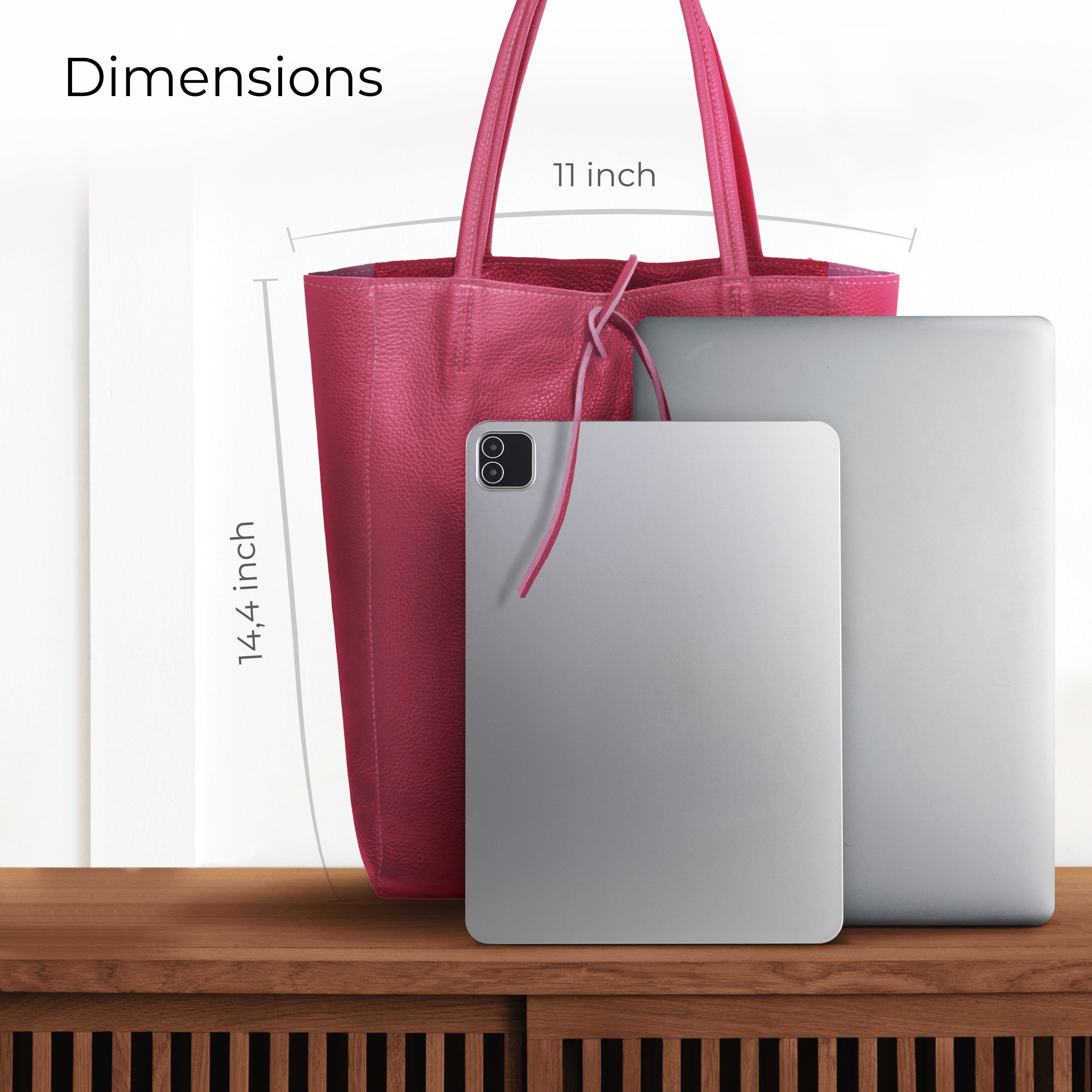 Calf Leather Tote Bag