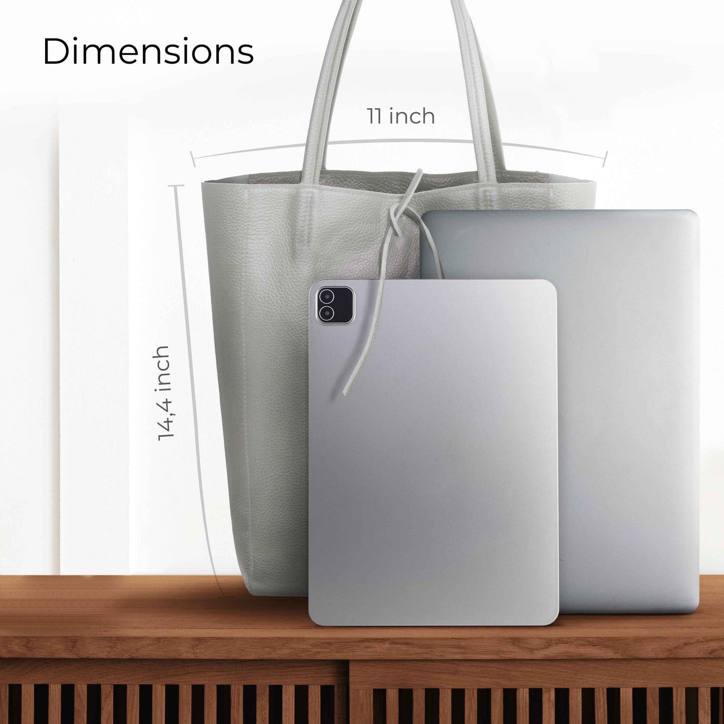 Calf Leather Tote Bag 201718