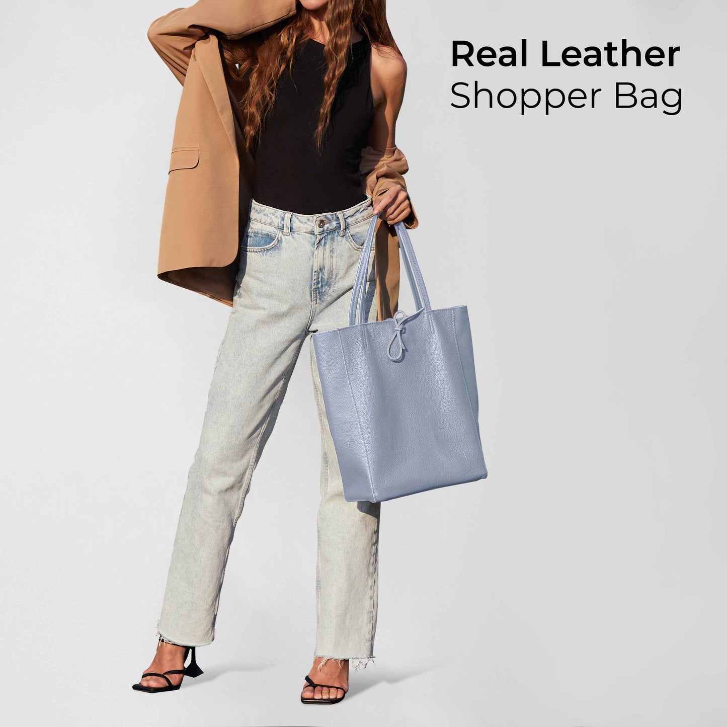 Calf Leather Tote Bag 201718