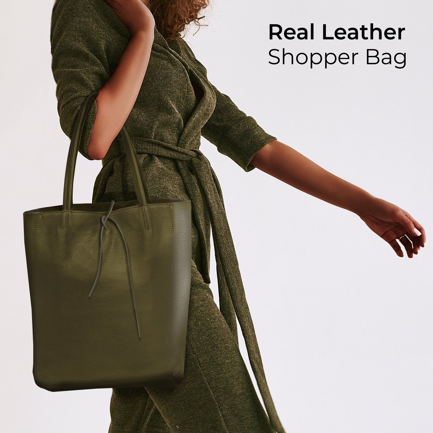 Calf Leather Tote Bag