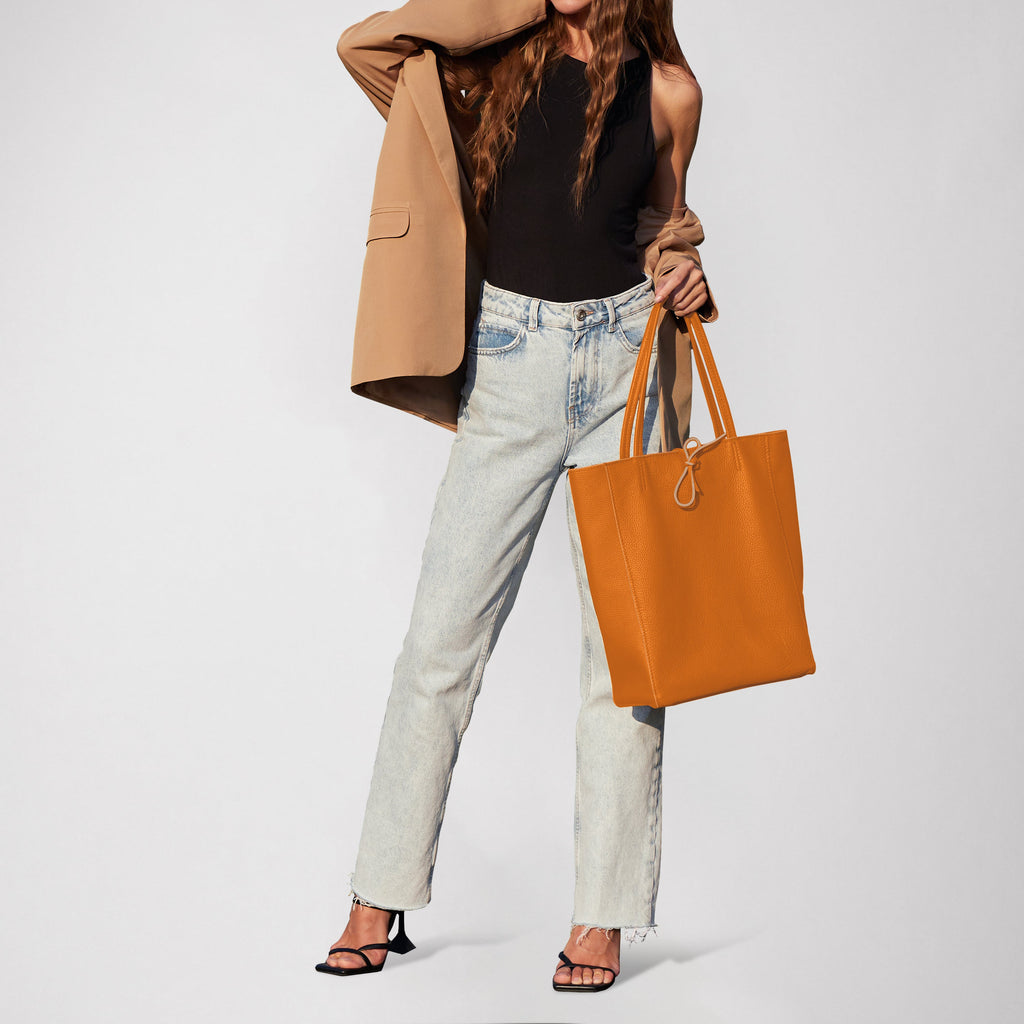 Calf Leather Tote Bag