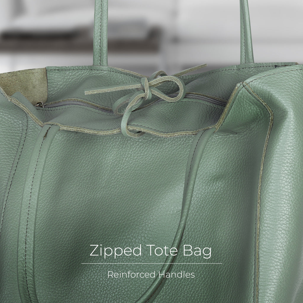 Calf Leather Tote Bag