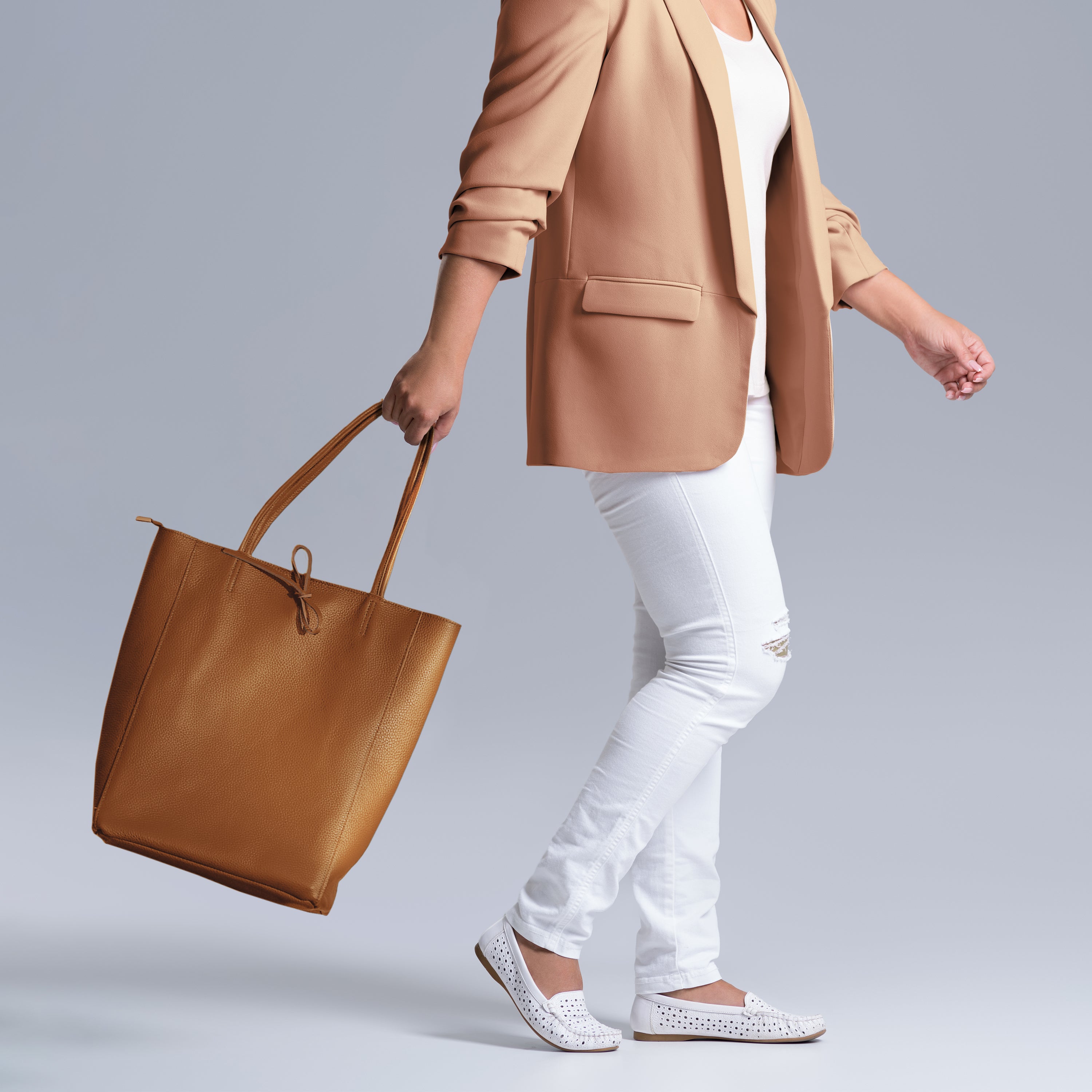 Calf Leather Tote Bag