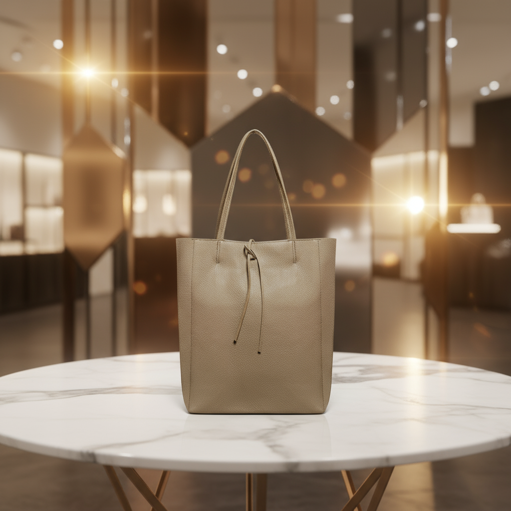 Calf Leather Tote Bag