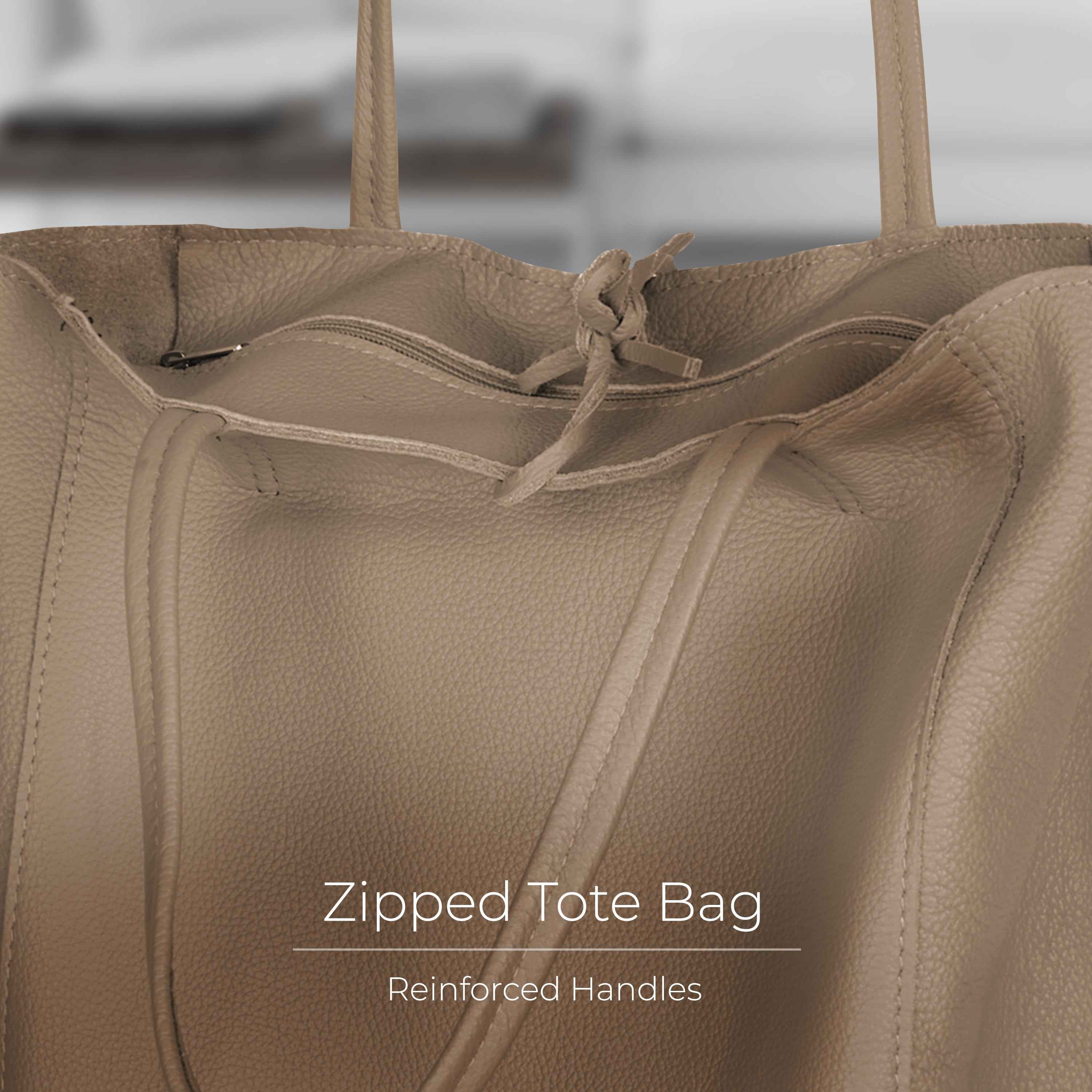 Calf Leather Tote Bag 201718