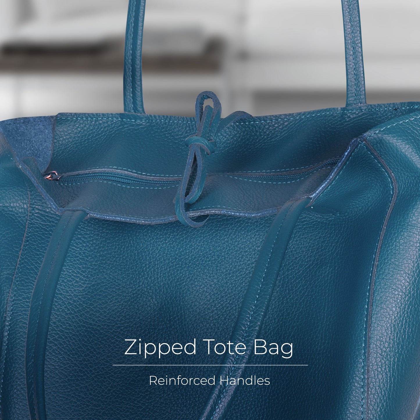 Calf Leather Tote Bag