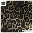 Leopard Metallic Suede Leather Top-Handle Bag 112334