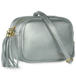 Metallic Calf Leather Crossbody Bag 231302