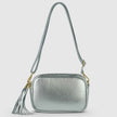 Metallic Calf Leather Crossbody Bag 231302