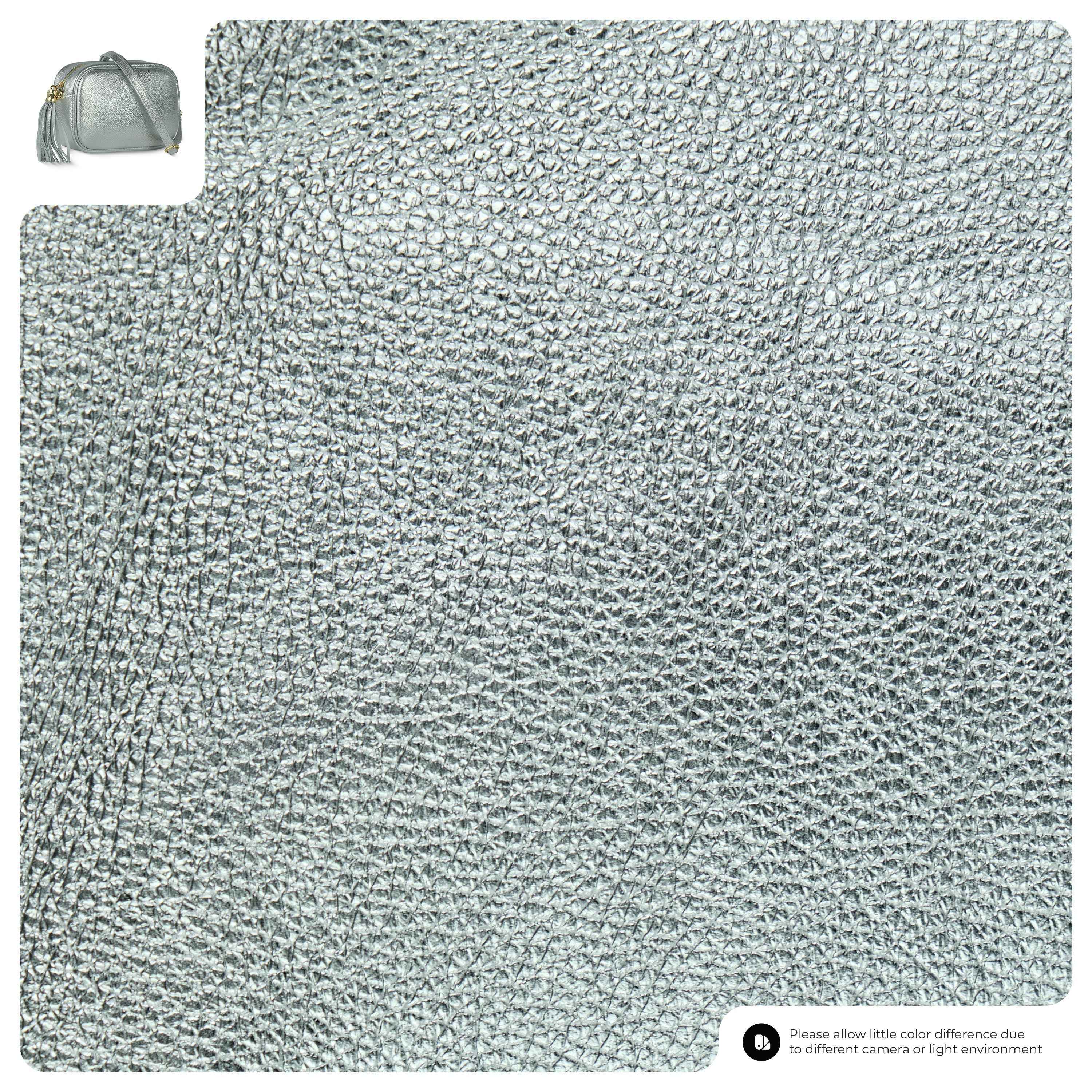 Metallic Calf Leather Crossbody Bag 231302