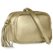 Metallic Calf Leather Crossbody Bag 231302