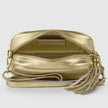Metallic Calf Leather Crossbody Bag 231302