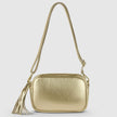 Metallic Calf Leather Crossbody Bag 231302
