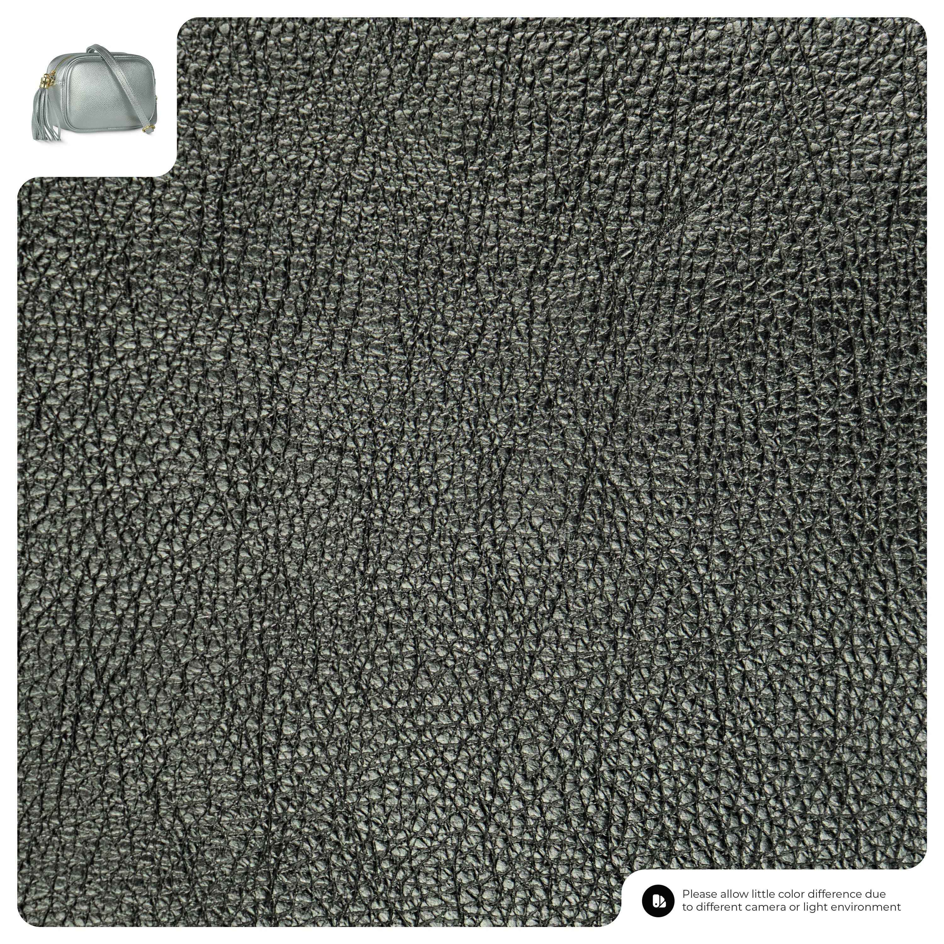 Metallic Calf Leather Crossbody Bag 231302