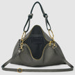 Metallic Calf Leather Shoulder Bag
