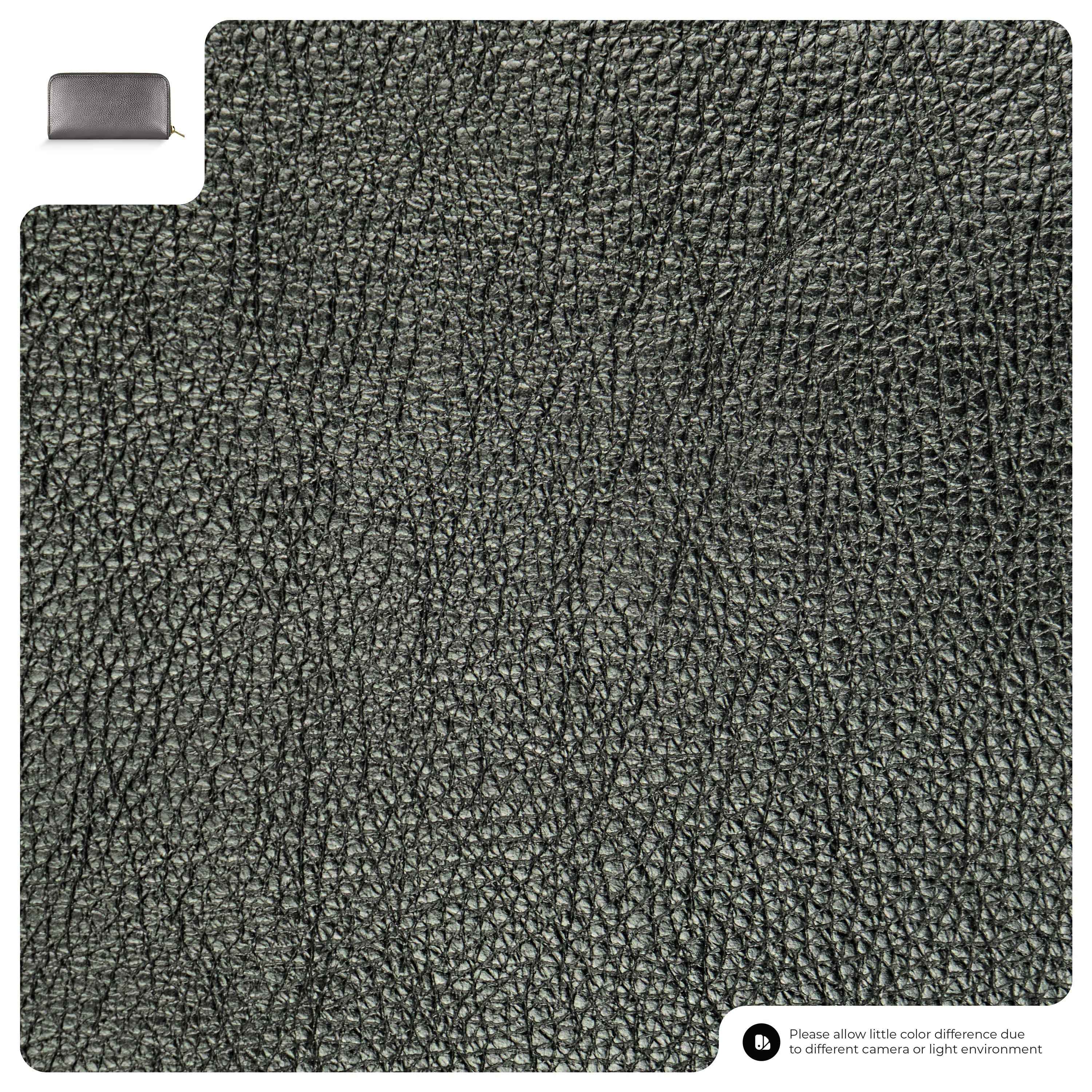 Metallic Calf Leather Wallet