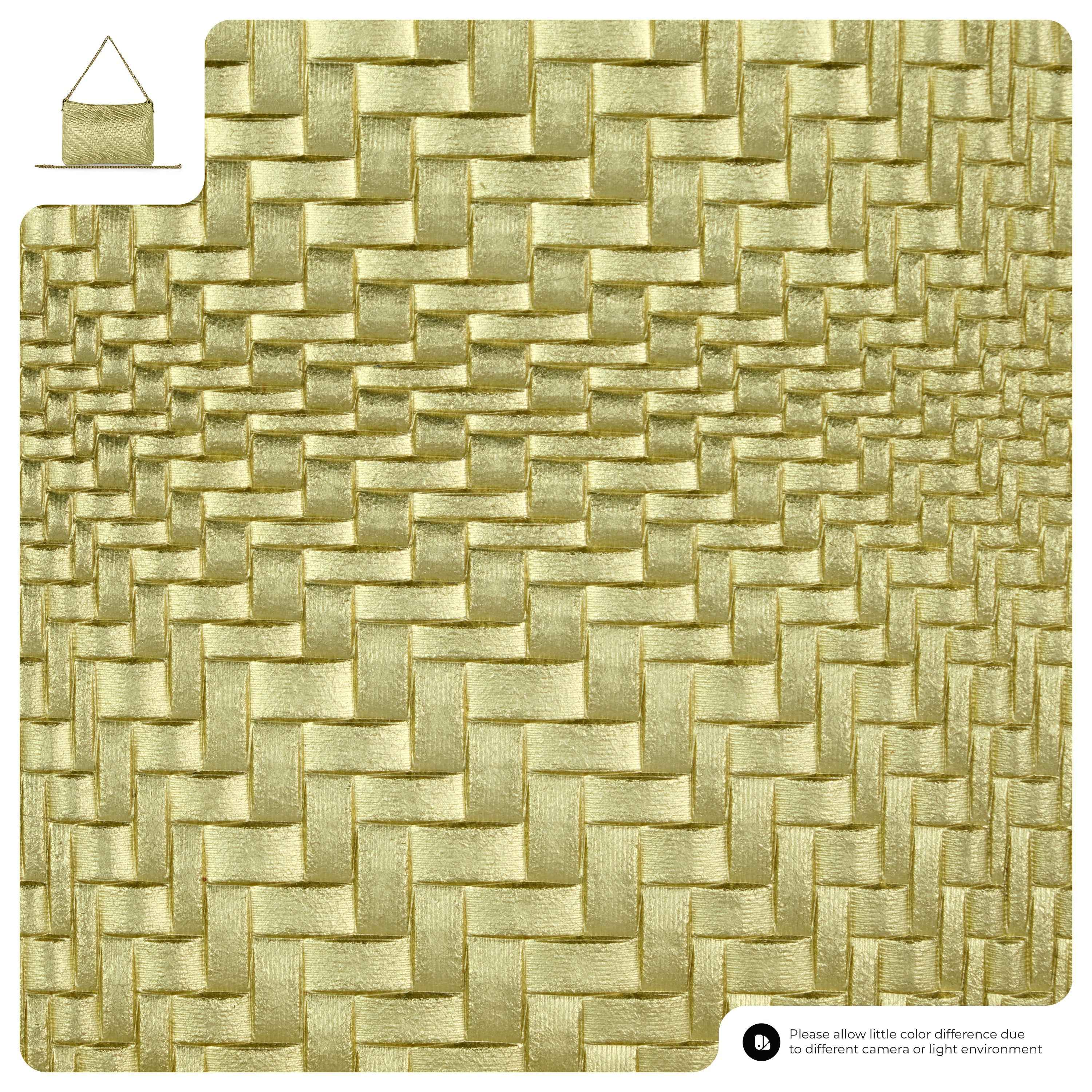 Grid Metallic Suede Leather Crossbody Bag 101315