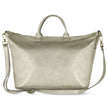 Metallic Suede Leather Top-Handle Bag 112334