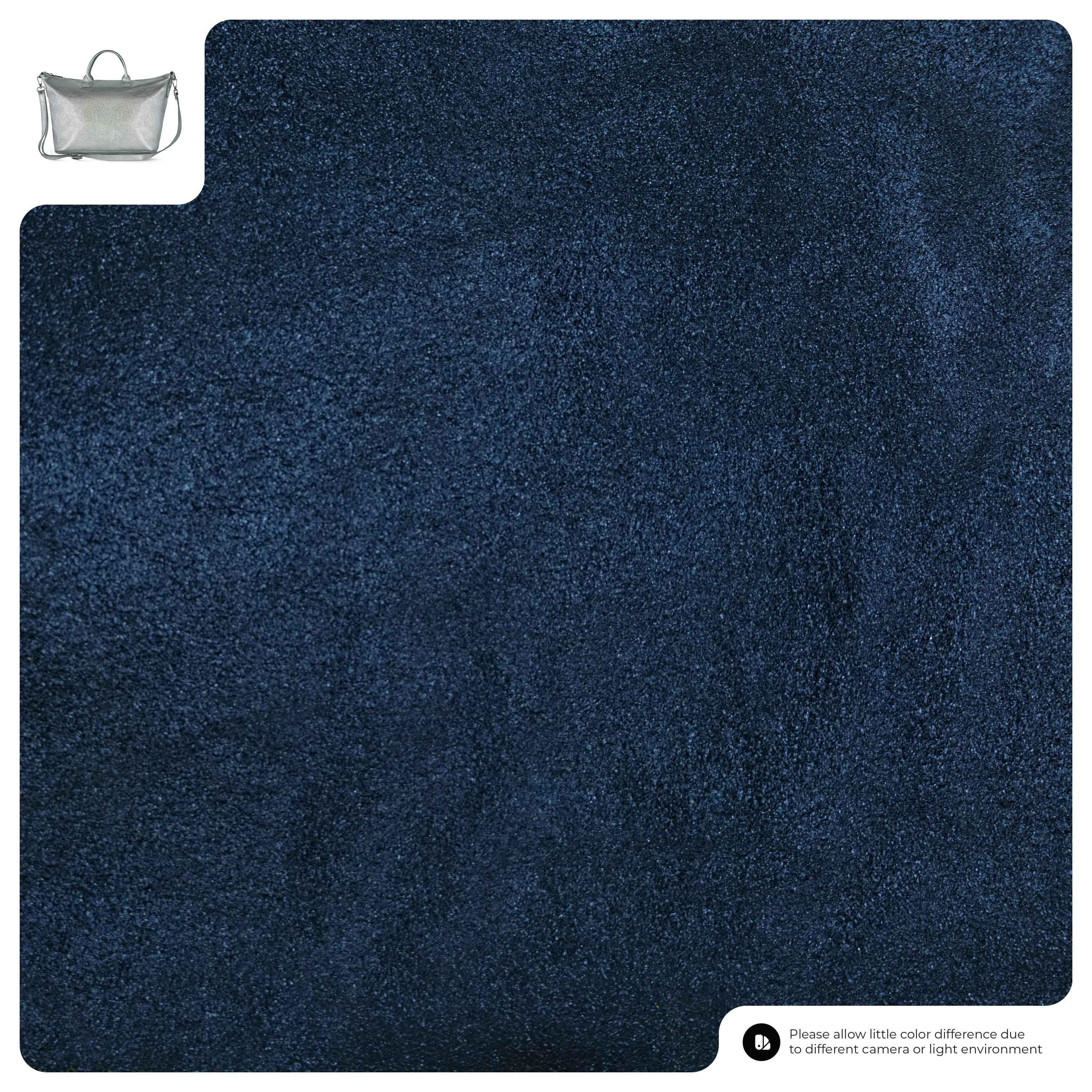 Metallic Suede Leather Top-Handle Bag 112334