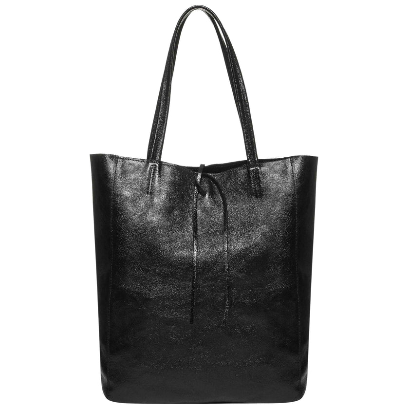 Metallic Suede Leather Tote Bag 201718