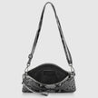 Python Suede Leather Crossbody Bag 111301