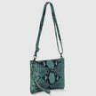 Python Suede Leather Crossbody Bag 111301